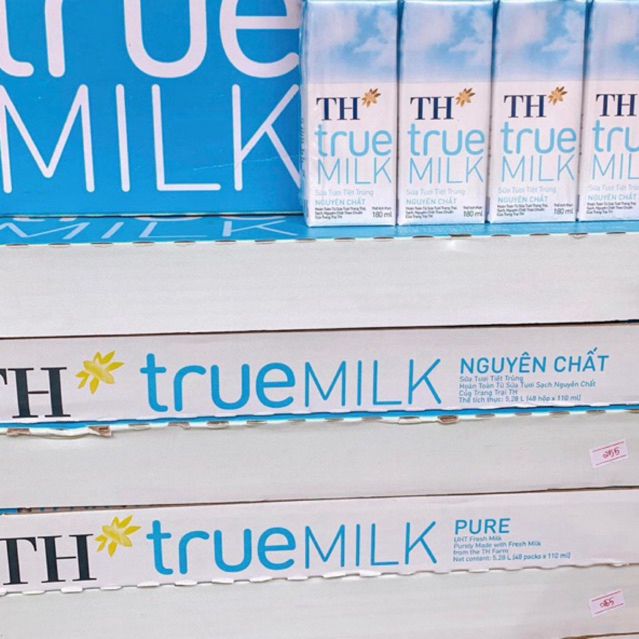 Thùng 48h Sữa tươi TH TRUEMILK 180ml