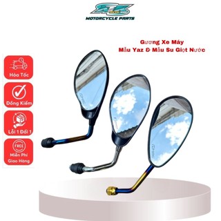  Gương kiếng chiếu hậu mẫu Yaz và Su gắn xe Wave-Future-Exciter và các dòng xe khác 
