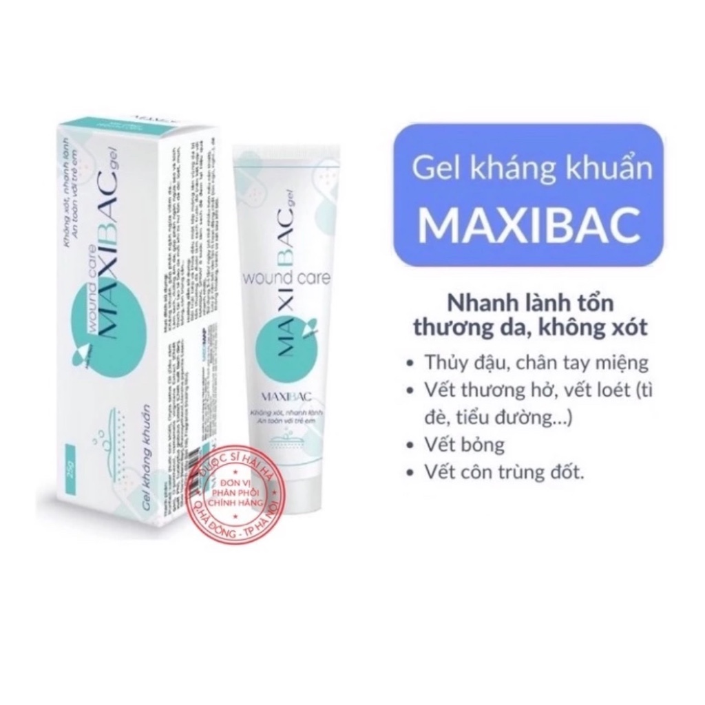 Gel Kháng Khuẩn MAXIBAC 25g
