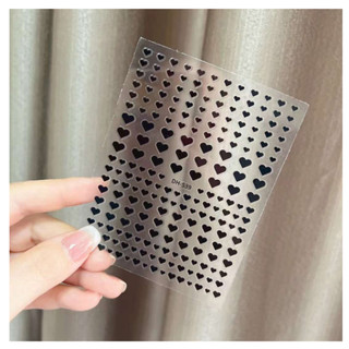 sticker tim dán móng trang trí nail