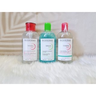 [Hàng Pháp] Tẩy trang Bioderma xanh/hồng 500ml.