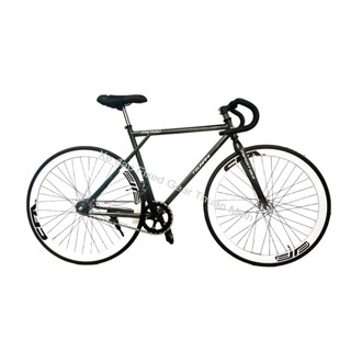 XE ĐẠP FIXED GEAR, TSUNAMI XANH RÊU, CUSTOM, BẢO HÀNH 1 NĂM