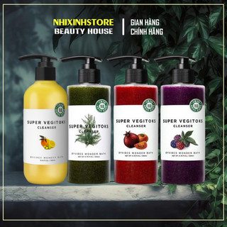 [CHÍNH HÃNG] Sữa Rửa Mặt Thải Độc Rau Củ Wonder Bath Super Vegitoks Cleanser