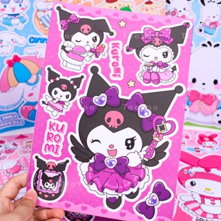 Tấm sticker Kuromi Cinnamoroll Pochacco Pompompurin Hello Kitty Melody trang trí tủ lạnh dễ thương cute TooYoo BK00935