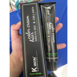 Kem nhuộm tóc kwin argan oil & collagen 100ml