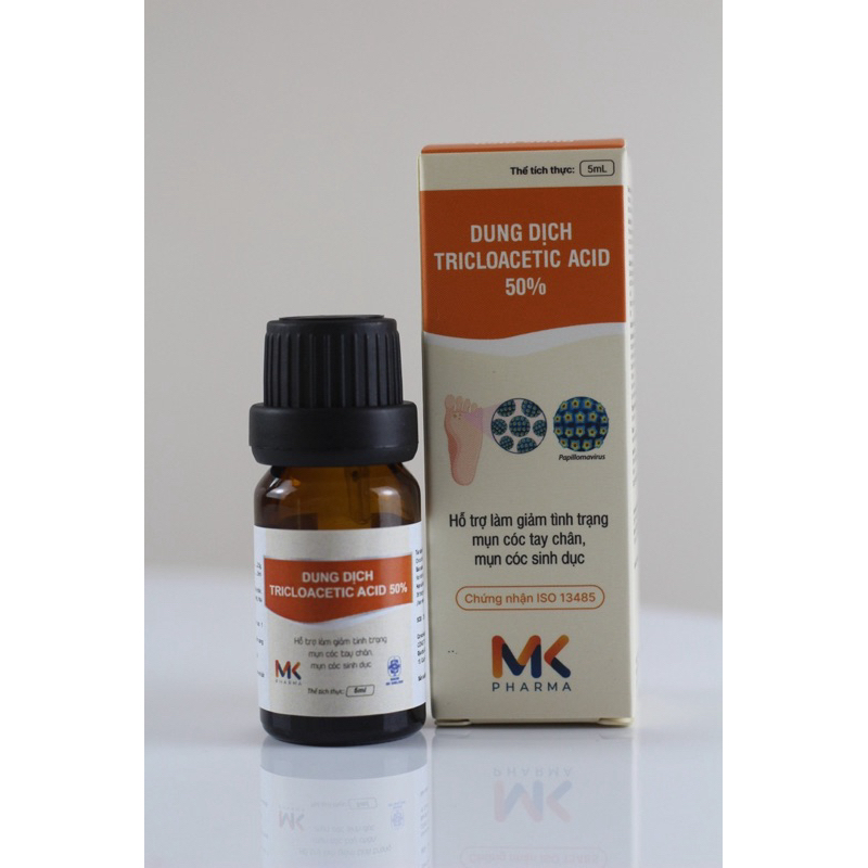 TCA 50% loại bỏ sùi mào gà,mụn cóc 5ml