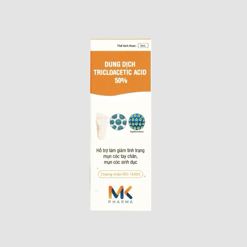 TCA 50% loại bỏ sùi mào gà,mụn cóc 5ml