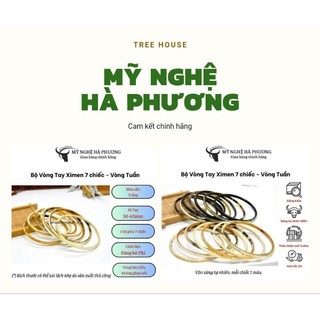 Bộ vòng ximen 7 cái bằng sừng