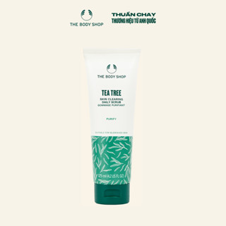 [HSD 11/2026] Gel Tẩy Tế Bào Chết Tràm Trà Tea Tree Squeaky-Clean Scrub 100ml The Body Shop