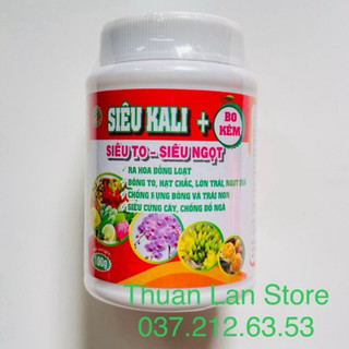 Phân Bón Siêu Kali + Kẽm Đầu Trâu Siêu Ra Hoa, Đậu Trái hũ 100g