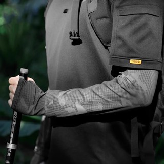 Găng bao tay chống nắng Nam Nữ đi nắng ống tay dài dày dặn hở ngón Thể thao đi lái xe câu cá - TT