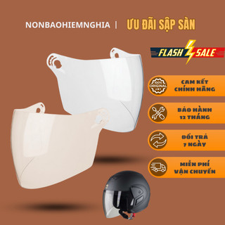 Kính thay thế nón bảo hiểm 3/4 Royal M01 có kính