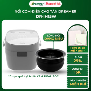 Nồi Cơm Điện Cao Tần 19 Chức Năng Nấu DREAMER bảo hành toàn quốc, tặng kèm phụ kiện-DR-IH15W [HÀNG ÚC CHÍNH HÃNG]-