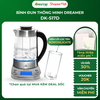 [HÀNG ÚC CHÍNH HÃNG]-Bình Đun Nước Thông Minh Dreamer, pha sữa cho bé, pha trà-cà phê, giữ ấm, Bảo Hành 12 Tháng