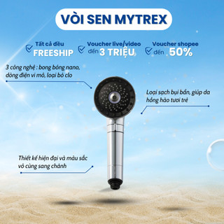 Vòi hoa sen MyTrex Hiho Fine Bubble màu bạc