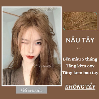 Thuốc Nhuộm Tóc ( Màu Nâu Tây ) 💥Chính Hãng💥 giữ màu 6-9 tháng