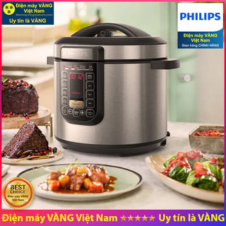 Nồi áp suất điện tử Philips HD2237 6 lít hãng phân phối