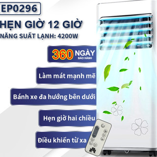 Máy lạnh di động 9000BTU điều hòa di động mini làm lạnh hút ẩm portable air conditioner