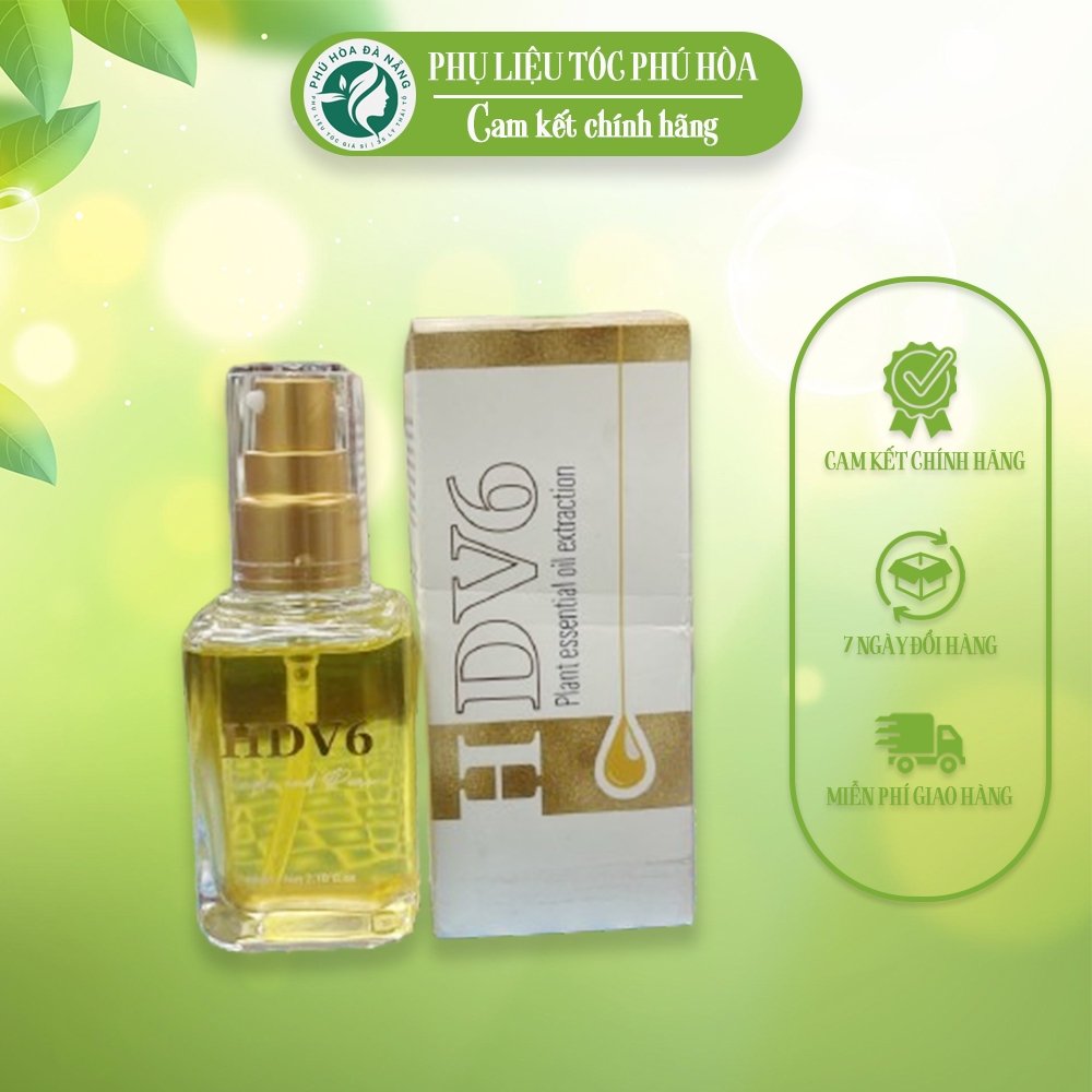 [CHÍNH HÃNG] Tinh Dầu Dưỡng Tóc HDV6 Chai 60ml