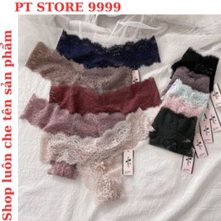  Quần lót nữ lọt khe Q98 chất ren cao cấp mềm mịn kiểu chữ T,Quần chíp ren tơ xuyên thấu Pt store. 