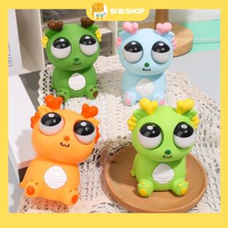 Đồ Chơi squishy Rồng Mắt Lồi Thú Bóp Lòi Mắt Giảm Stress - Đồ Chơi Bóp Bóp Lòi Mắt