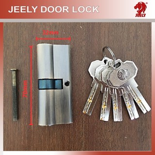 Lõi ruột khoá 2 bên chìa màu rêu - vỏ hợp kim lõi thau jeely 7f -