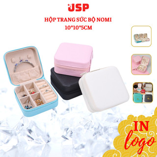 Hộp đựng trang sức NOMI chính hãng JSP nhận in LOGO KT 10*10*5 hộp đựng nhẫn dây chuyên lăc tay