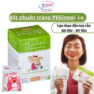 Nhuận tràng Buona PEGinpol 3350 - Lọ 100g hỗ trợ giảm tình trạng táo bón trẻ em, đi tiêu dễ dàng - Hàng chính hãng