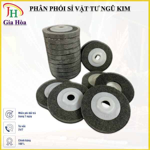 Đĩa Nỉ Xám Đánh Bóng 100mm