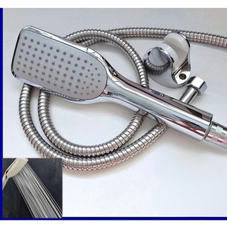 Bộ dây bát sen nhà chữ nhật tắm mẫu mới nước siêu mạnh bảo hành 6 tháng ( BS04 + D04ST + GS02)