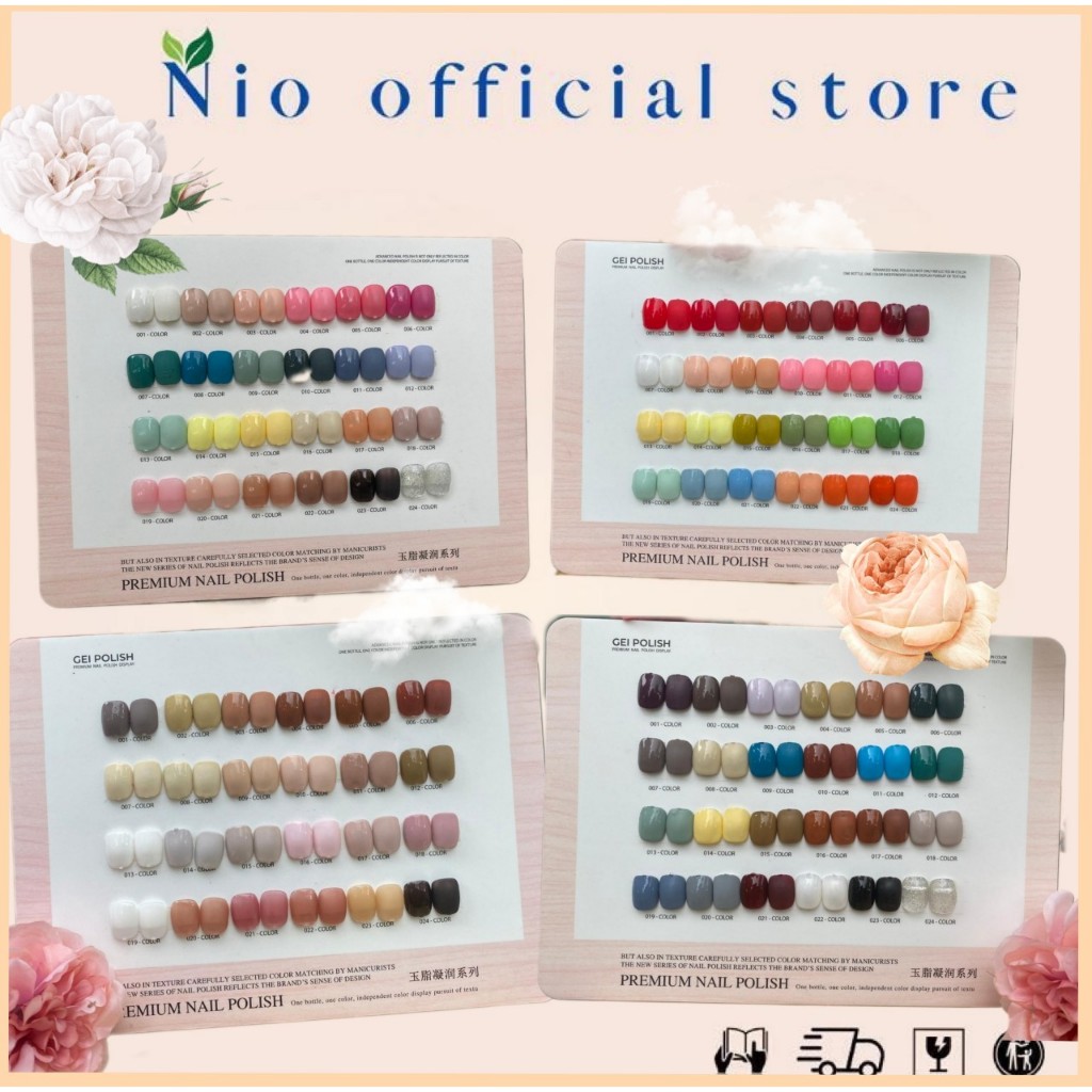 SƠN VERY GOOD NAIL 24 MÀU ( TẶNG BẢNG TRỐNG KHÔNG MÓNG)