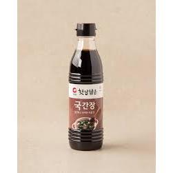 [청정원] 자연숙성 국간장 500ML - Nước tương 500ml