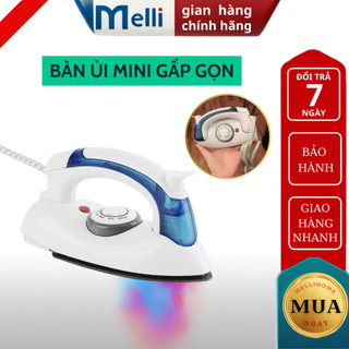 Bàn ủi hơi nước cầm tay gấp gọn MELLI Bàn là hơi nước du lịch mini nhỏ gọn mang đi du lịch là phẳng quần áo nhanh chóng