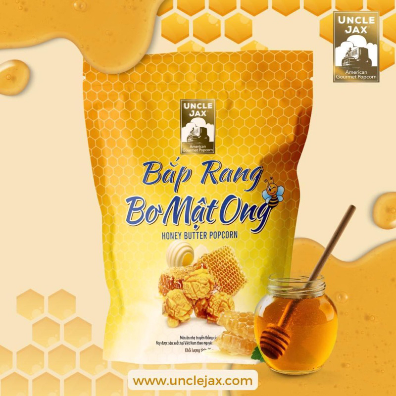 COMBO 5 GÓI BẮP RANG BƠ MẬT ONG UNCLE JAX
