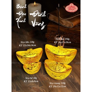 Bánh Đậu Xanh Tết Rồng Vàng Minh Ngọc Hải Dương Đĩnh Vàng 38g/110g/220g/250g