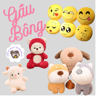 Gấu bông, thú bông, thú nhồi bông đa dạng, dễ thương đáng yêu làm quà tặng