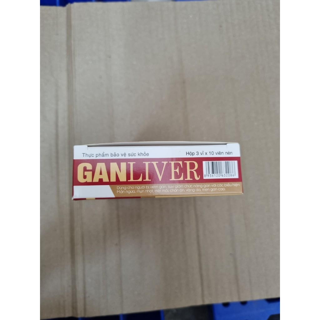 Ganliver hỗ trợ giải độc và tăng cường chức năng gan hộp 30 viên DƯỢC PHẨM Á ÂU
