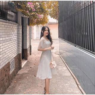 Đầm Trắng Voan Công Chúa