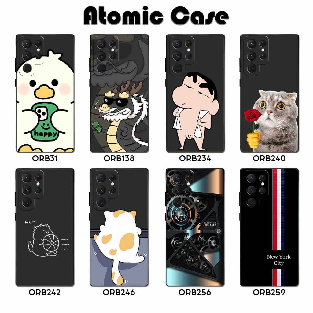 Ốp lưng Samsung S24 Ultra - Ốp Samsung S24 Ultra TPU dẻo in hình - Atomic Case