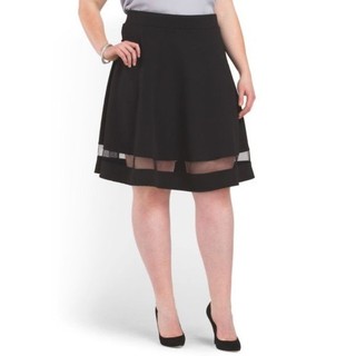 Váy midi bigsize thun xuất Hàn