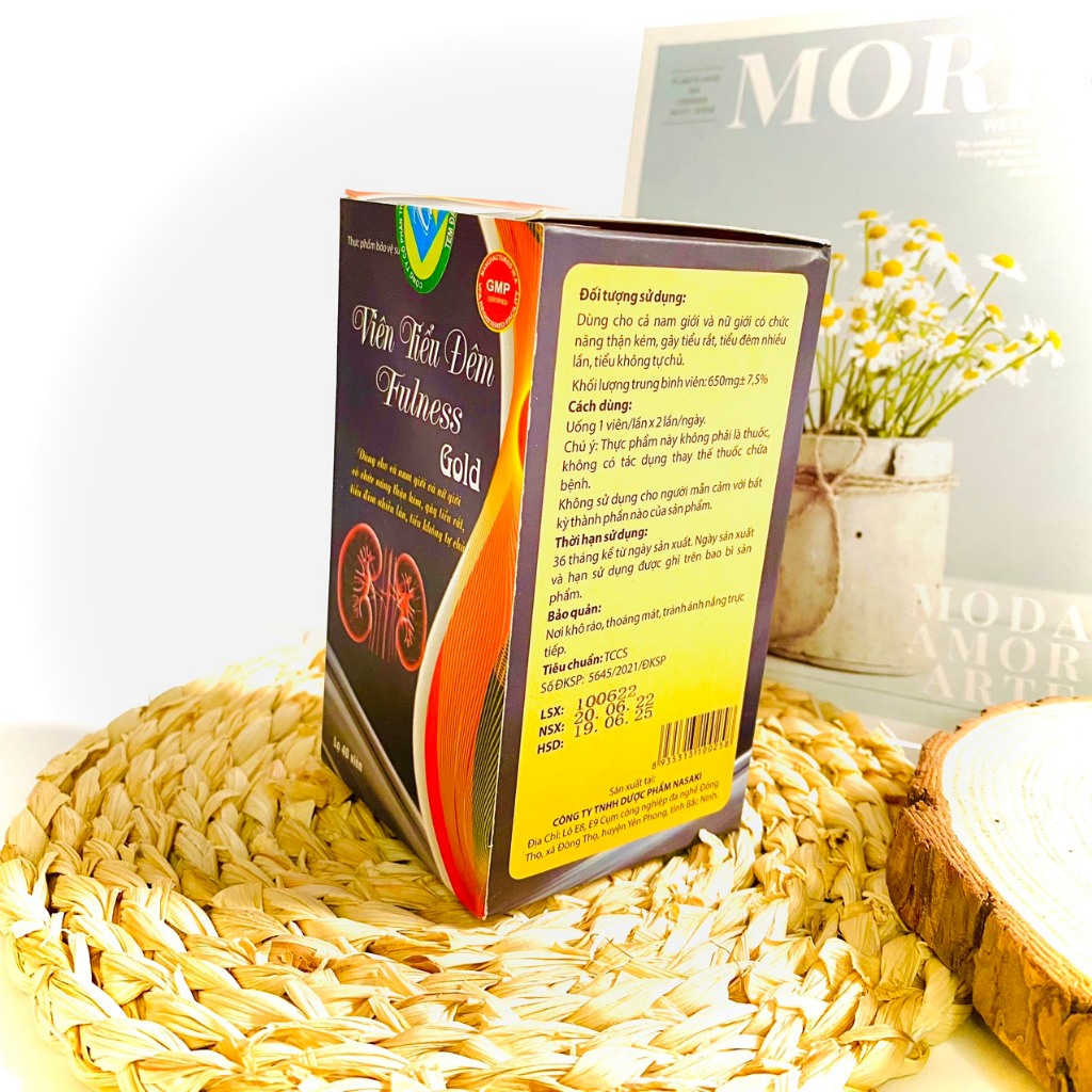 Viên tiểu đêm Fulness Gold giúp giảm tiểu đêm, tiểu nhiều lần, tiểu không tự chủ cho cả nam và nữ