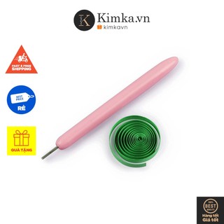 Bút xoắn giấy, cuốn giấy quilling, dụng cụ tạo hình giấy làm thiệp, làm tranh
