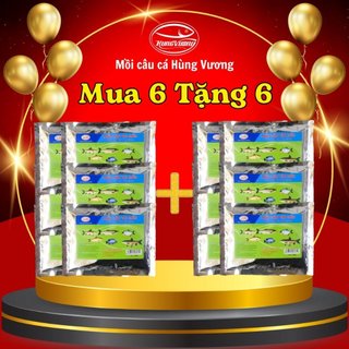 Combo 12 gói mồi thi đấu tổng hợp cá sản hv 01- chuyên cá trắm cỏ, chim, chép, rô phi, trắm đen..