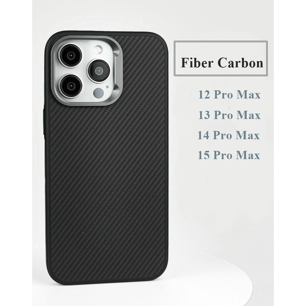 [ 16 pro max SẴN HOẢ TỐC ] Ốp điện thoại sợi Carbon cho IPhone 12 Pro Max đến 16 Pro Max. Chính hãng