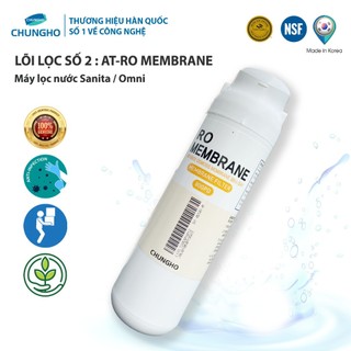 Lõi lọc nước số 2, màng lọc ro membrane cho máy lọc nước chungho sanita/omni