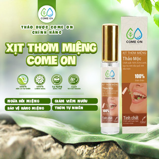 Xịt thơm miệng, xịt miệng, sịt thơm miệng, thảo mộc ngăn ngừa hôi miệng Come On