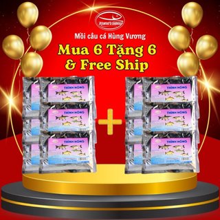 Combo 12 gói thính hồng - câu chép, cá trôi