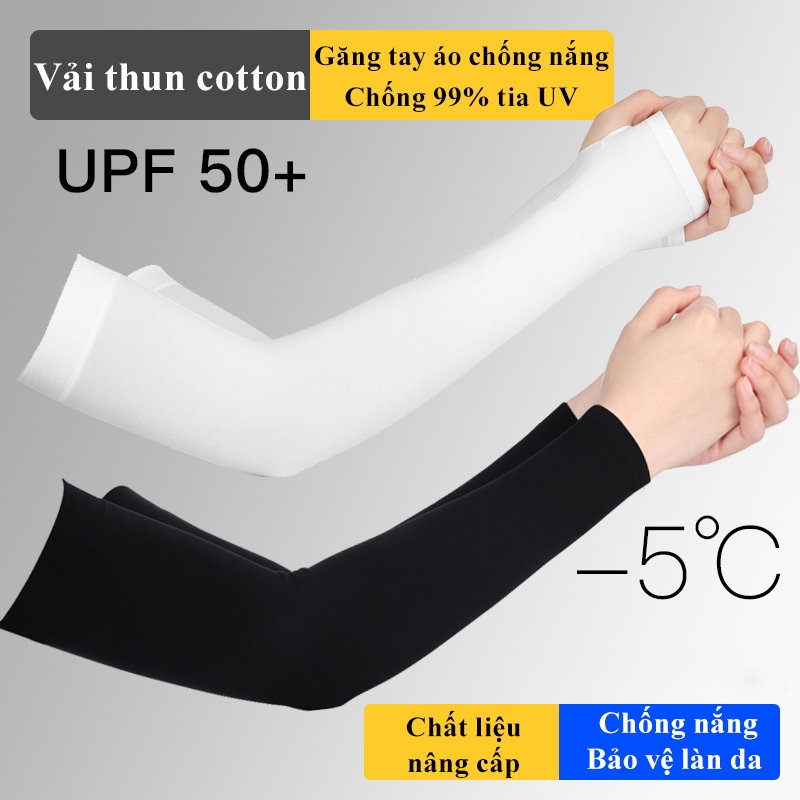 Tay áo chống nắng COACE Găng tay chống nắng chống tia UV chất vải cotton thoáng khí bảo vệ làn da phù hợp cho nam nữ