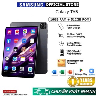 Máy tính bảng 5G Samsung Galaxy TAB Máy tính bảng 12inch 16GB + 512GB Máy tính bảng học tập cho máy tính bảng HD l