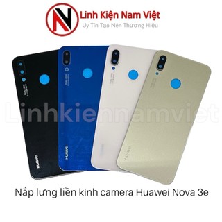Nắp lưng Huawei Nova 3E (kèm kính camera)